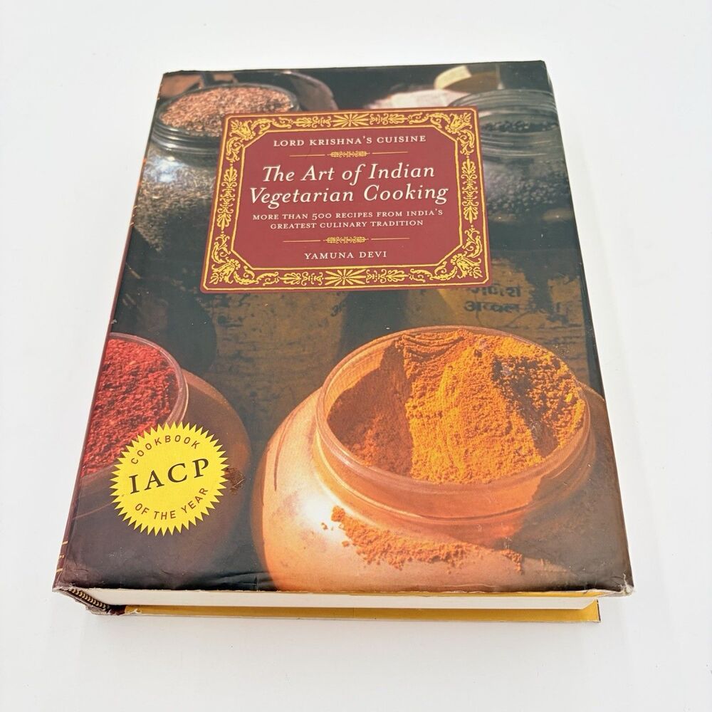 LORD KRISHNA’S CUISINE Indian Vegetarian Cooking Yamuna Devi Hardcover